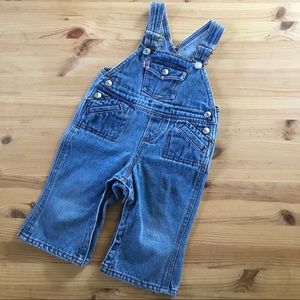 Levi’s 12 mos denim jean overalls
